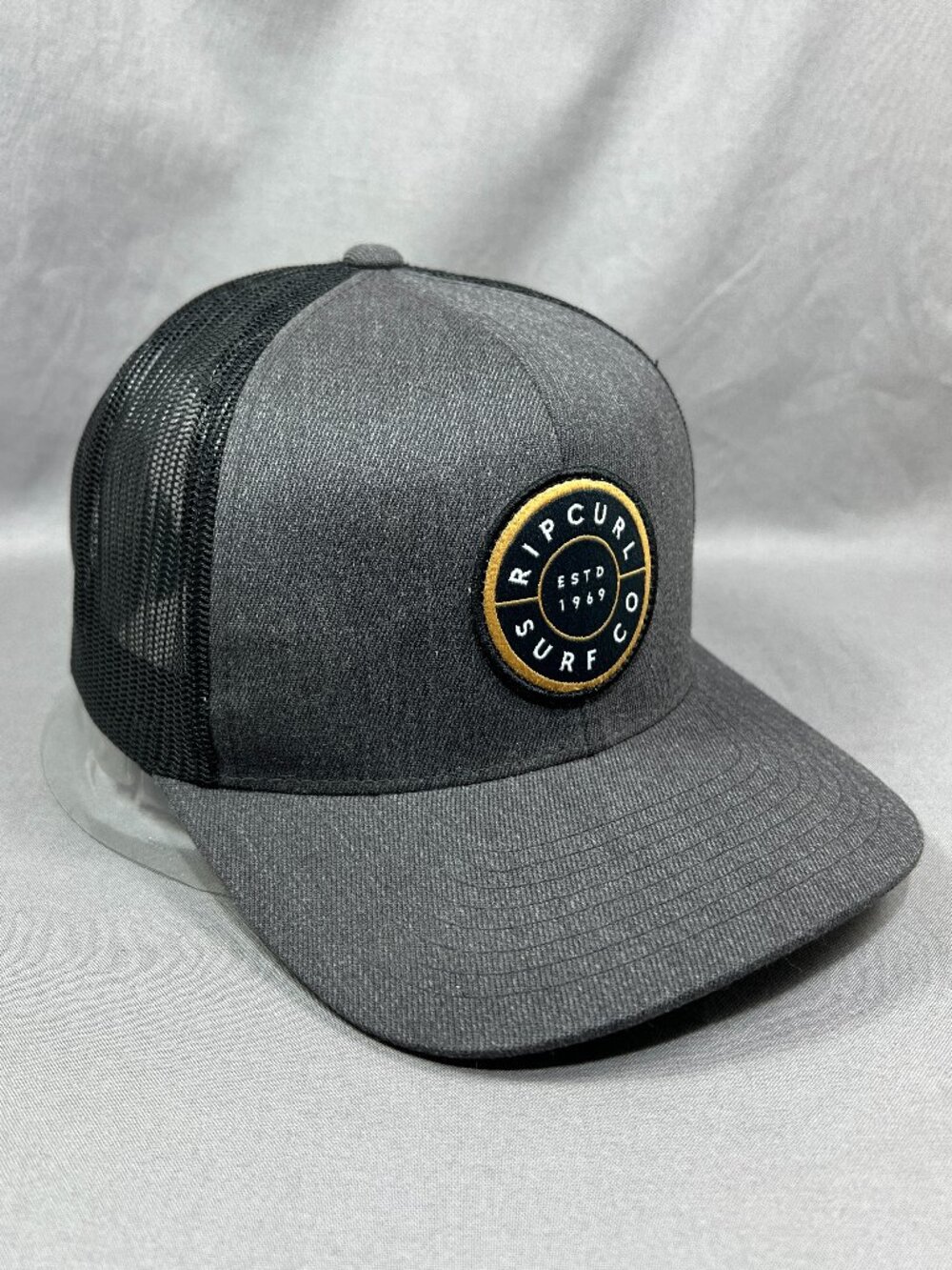 Rip Curl Surf Co Snapback Hat Trucker Mesh Patch Beach Ware Golf Surfer Mens